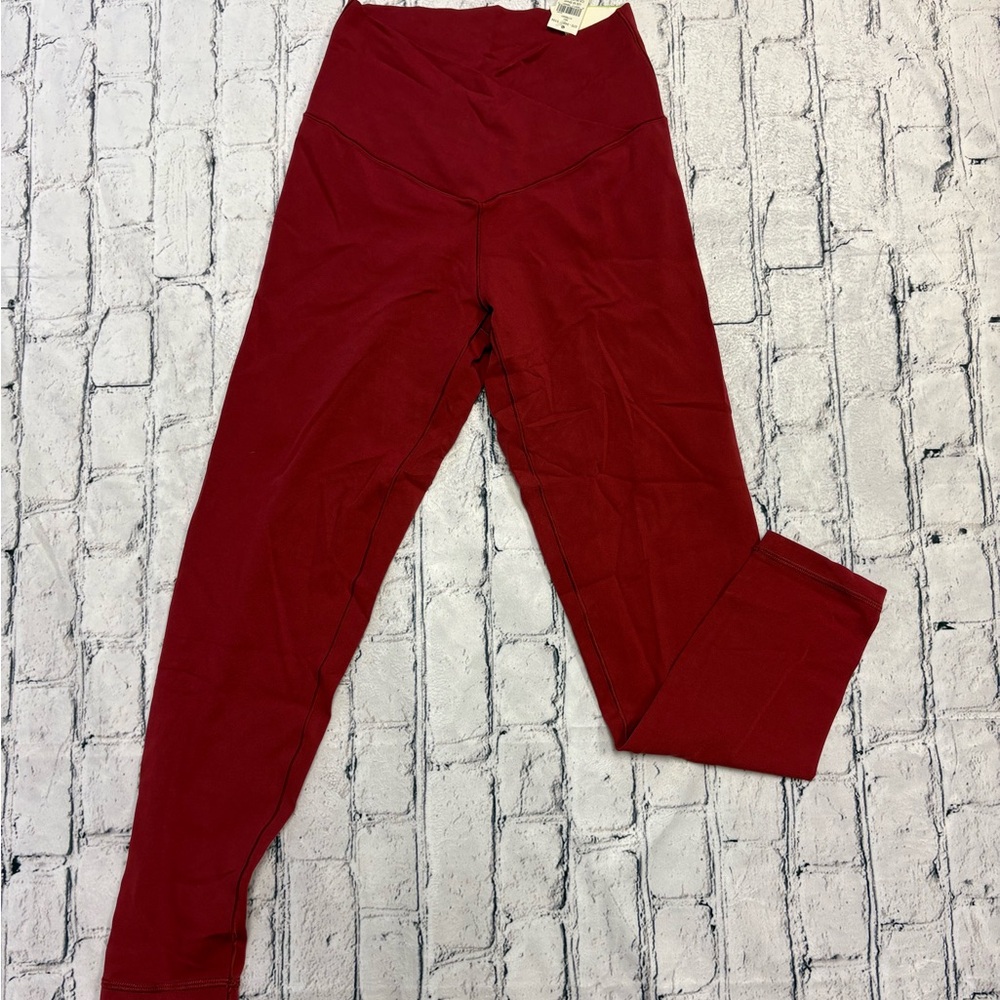 Aerie Red High-Waisted Leggings